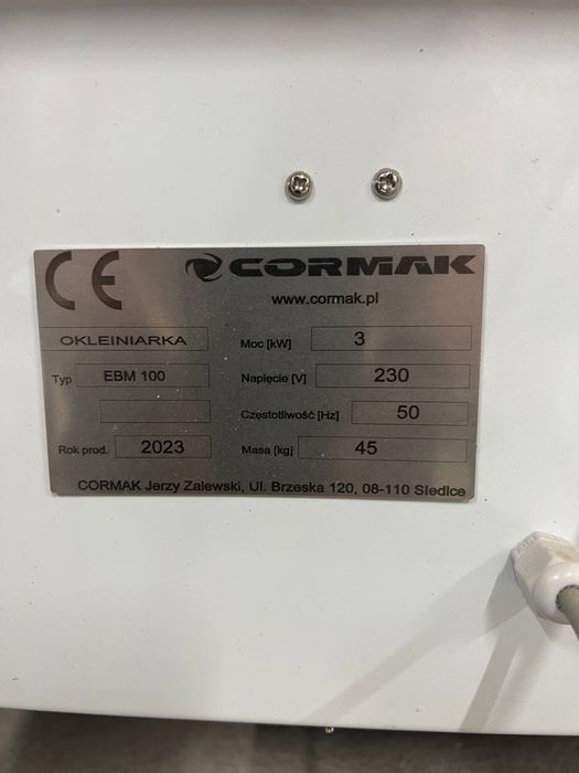 Кантираща машина CORMAK EBM100, 2023 г.