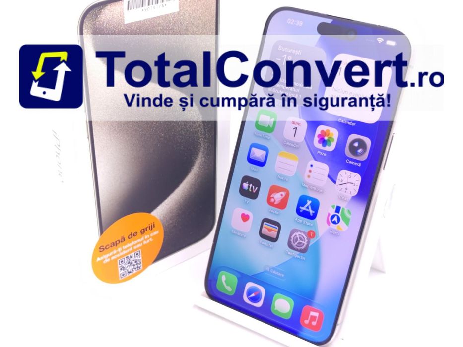 Apple iPhone 15 Pro Max 256GB Natural, Garantie 24 luni | #D90791
