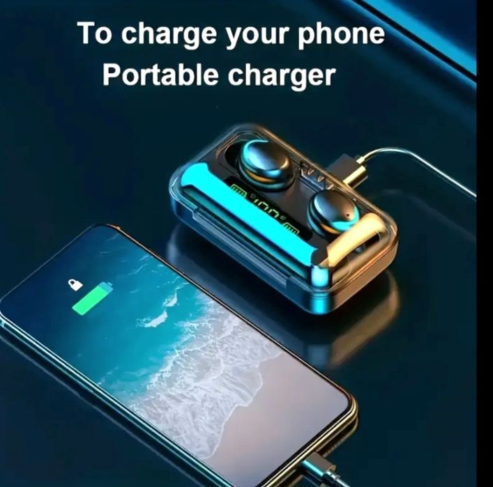 Безжични слушалки TWS HD стерео звук, леки и удобни!