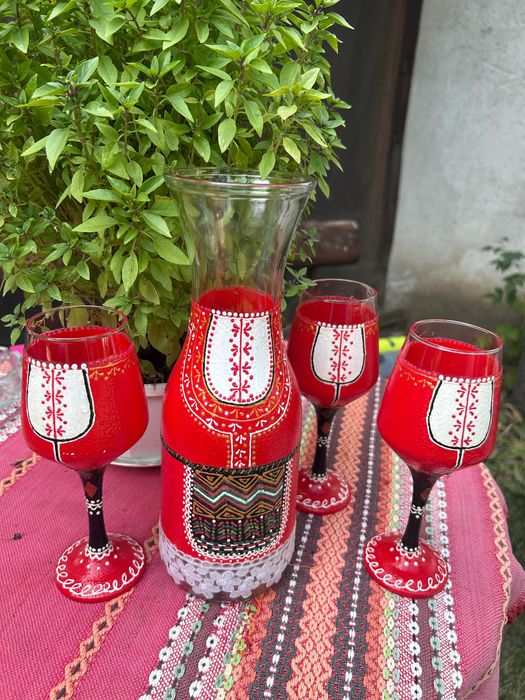 Компект чаши с кана