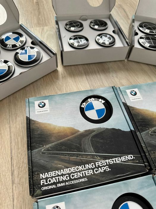 Capace Rotative / Flotante / Giroscopice Roti Jante BMW 56 mm / 68mm Alb Albastru Negru Aniversar Seria 1 2 3 4 5 6 7 X1 X3 X4 X5 X6