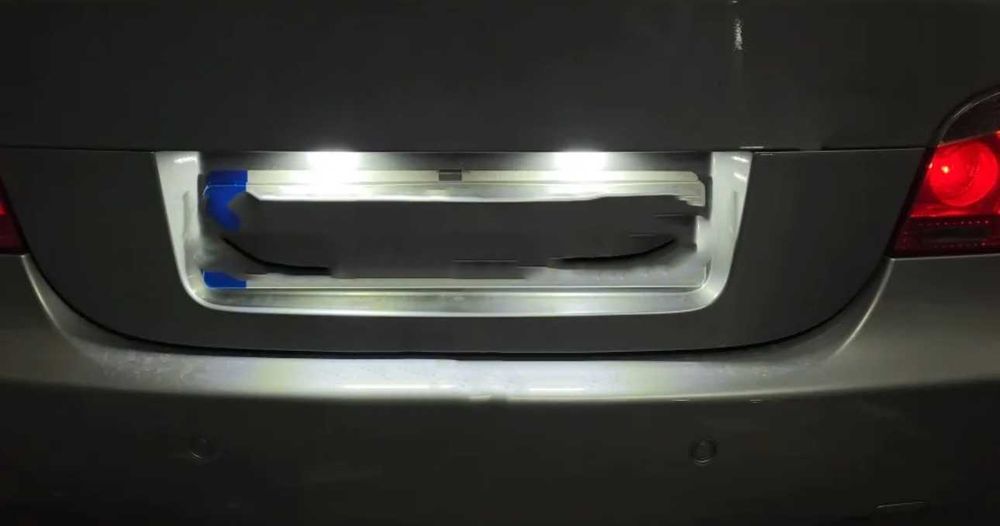 LED плафони за BMW E60 E90 E46 Е70 E91, заден регистрационен номер бмв