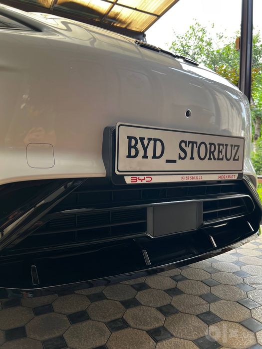 Черные наклейки на губу переднего бампера для BYD Champion