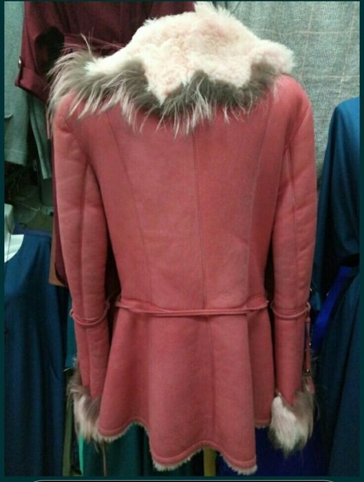 Дубленка женская кожа