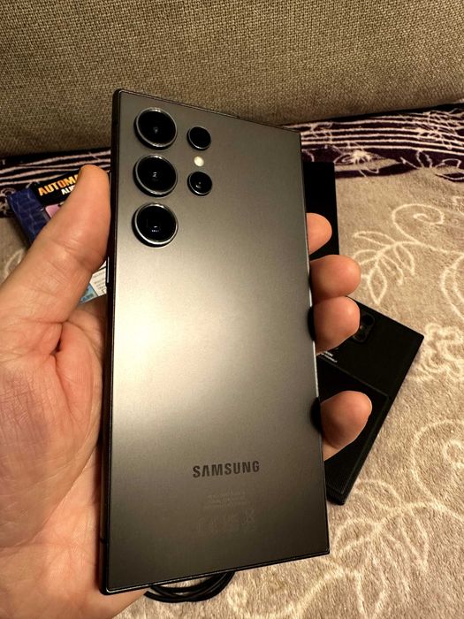 SAMSUNG S24 ULTRA, Titanium, 512GB Întreținut Full Box + Bonus