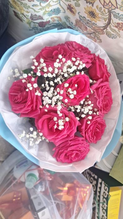 Букеты роз.9шт и 35шт