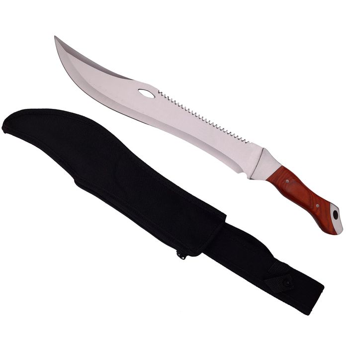 Maceta vanatoare IdeallStore®, Knife of Mind, 46 cm si nunceag burete