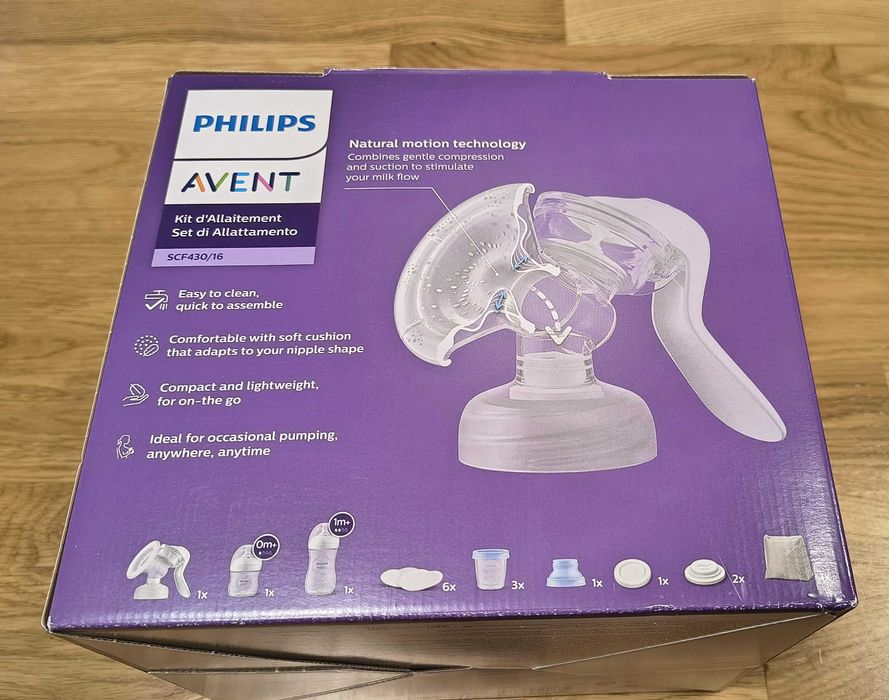 Pompa manuala de san Philips AVENT - sigilata, noua, marime universala
