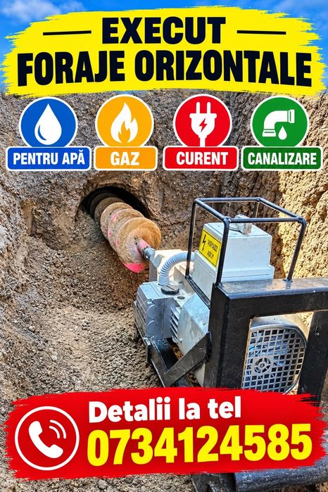 Execut foraj orizontal, subtraversări