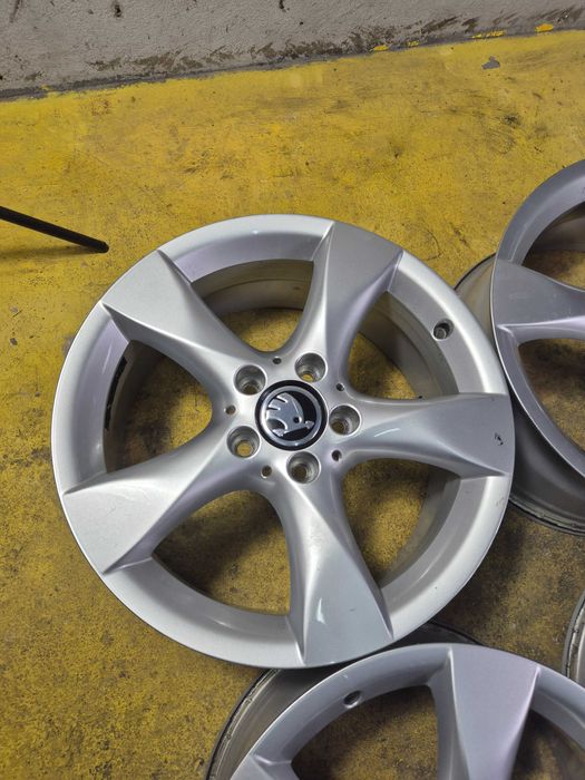 4 Jante Aliaj 5x112 17'' OEM Skoda Octavia Superb Kodiaq Karoq YETI