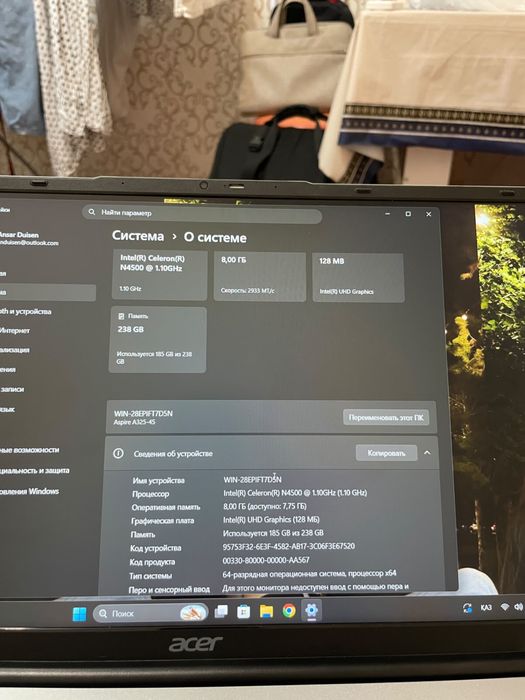 Acer Aspire 3 ноутбук