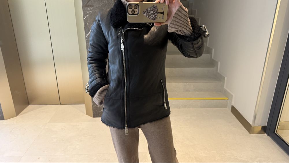 Продам дублёнку авиатор