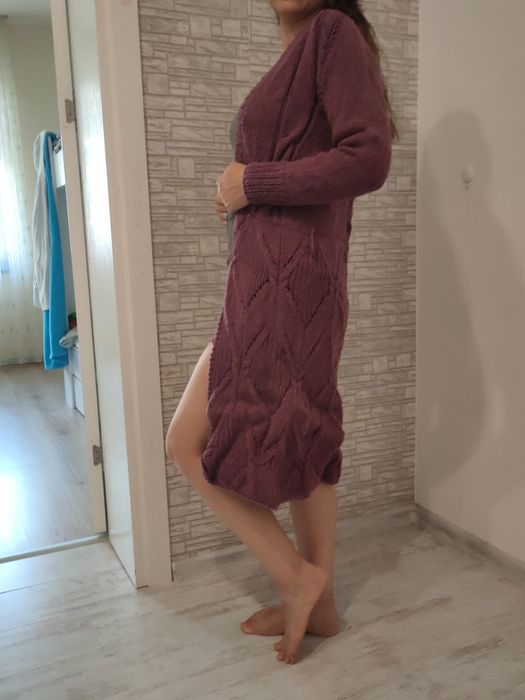 Вълнен блейзер плетено на ръка