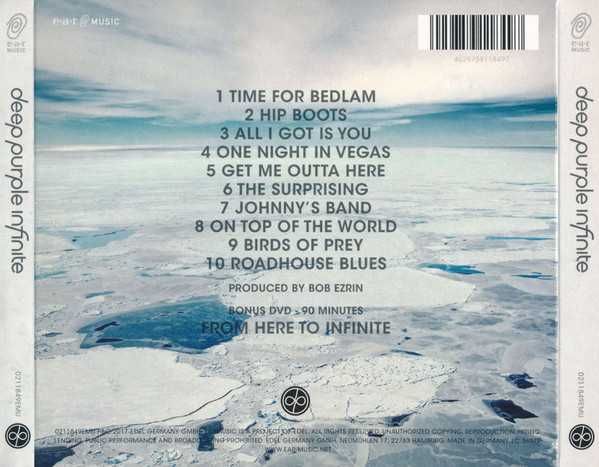 CD+DVD Deep Purple - Infinite (2017)