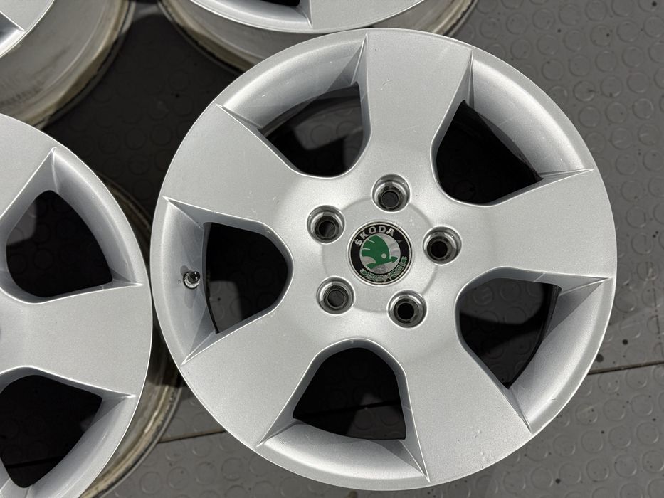 4бр. ОТЛИЧНИ ОРИГИНАЛНИ 15” Джанти 5х112 за-SKODA/AUDI/VW/SEAT/VAG- 6.5Jx15H2, ET50