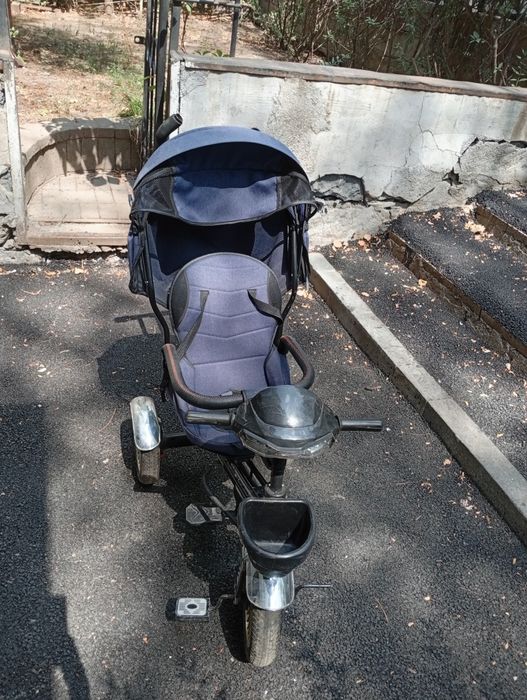 Велосипед с ручкой - коляска