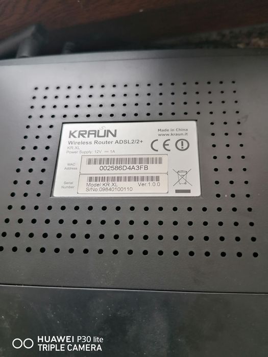 Router wireless Kraun ADSL2/2+