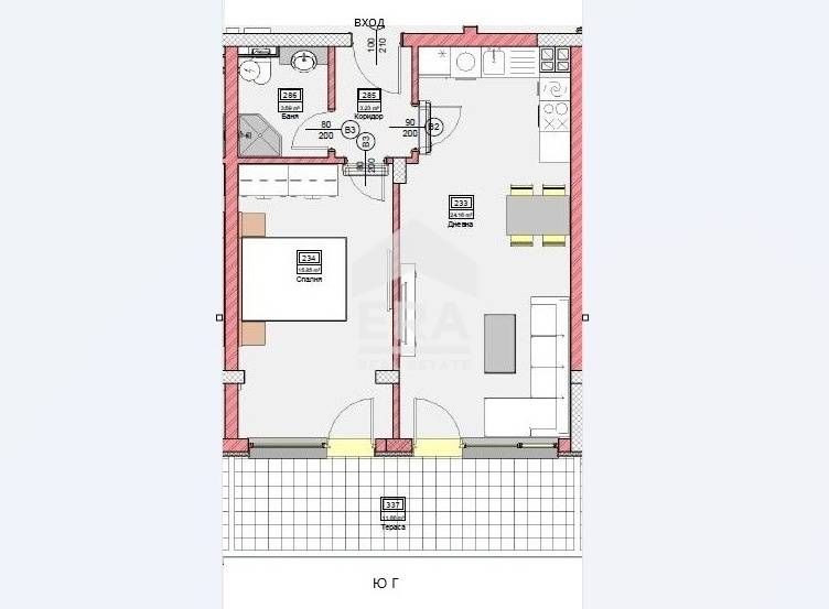 Продава се Двустаен апартамент в Варна, Виница - 60 кв.м за 1850 €/кв.м - Снимка #2
