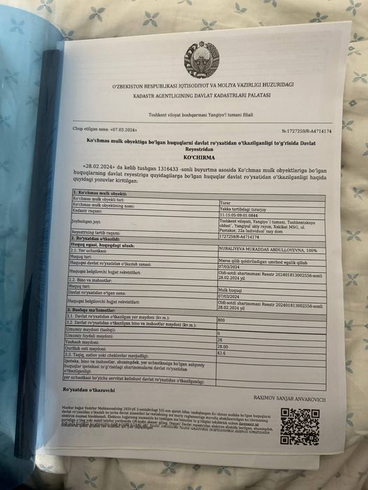 Hovli zudlik bn sotladi 4 sotx