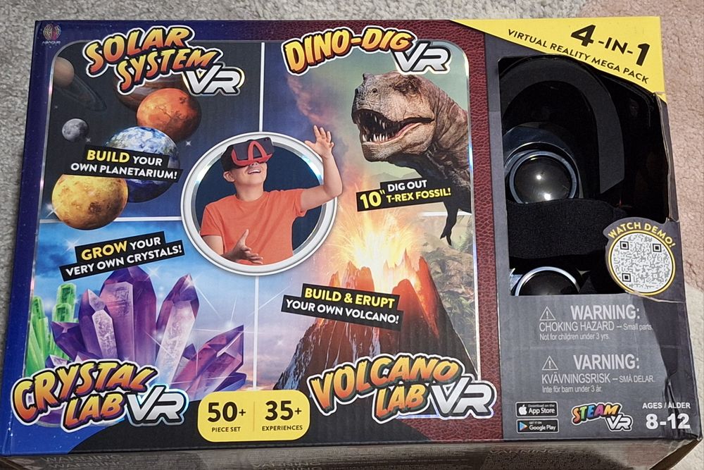 Ochelari VR cu 4 jocuri educative