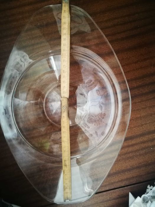 Стъклена фруктиера, интересна купа Ego Italy