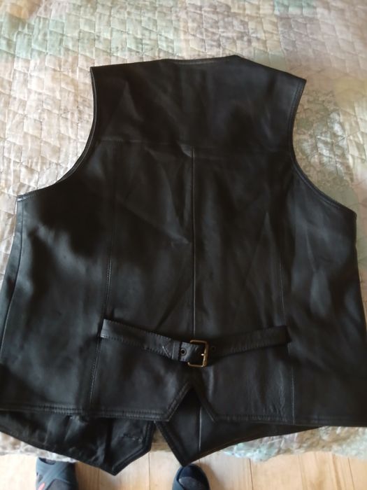 Кожен елек от агнешка кожа