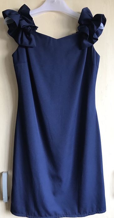 Платье темно-синее