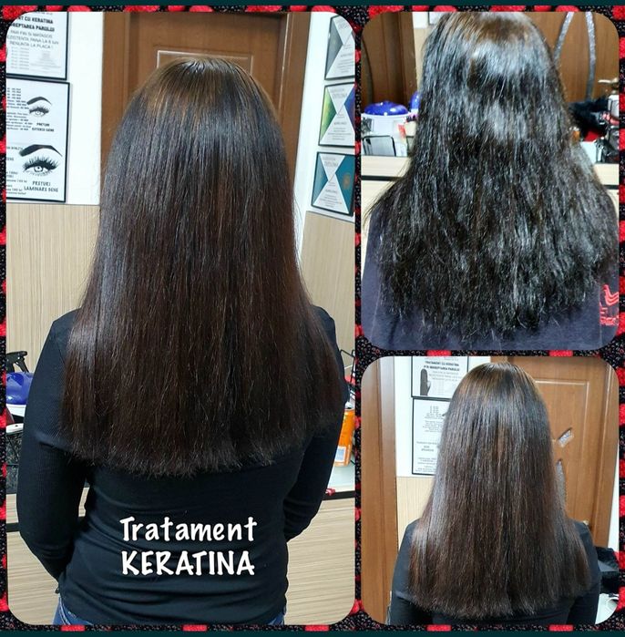 Aplicare extensii par tape, keratina,  nanoring, microring
