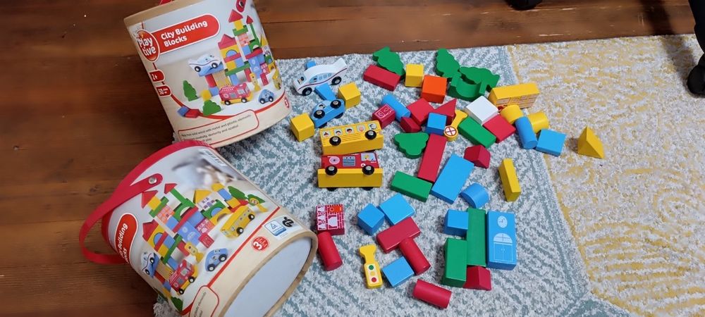 Дървен конструктор Play tive 50 части 2 броя