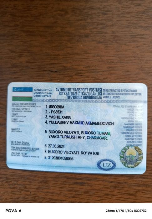 Prisep sotiladi .holati ideal.16 mln