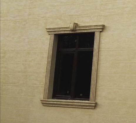 Фасадный декор из пенопласта.