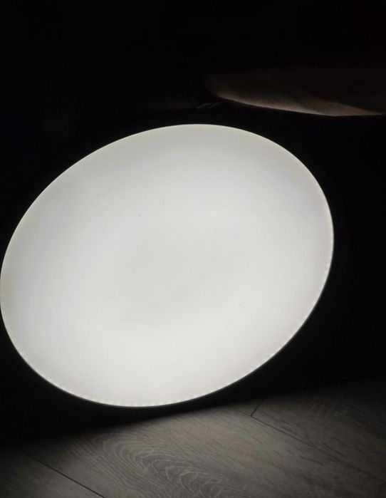 Lampă de tavan LED 38W, culoare reglabilă, 3420LM, Ø40cm, negru