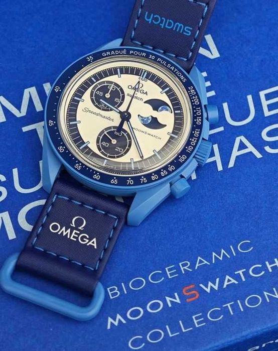 Omega Swatch Mission to the Super Blue Moonphase