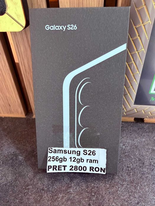 Samsung S26 256gb sigilat black