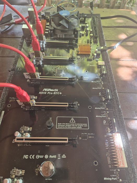 Дънна платка ASRock H510 PRO BTC+