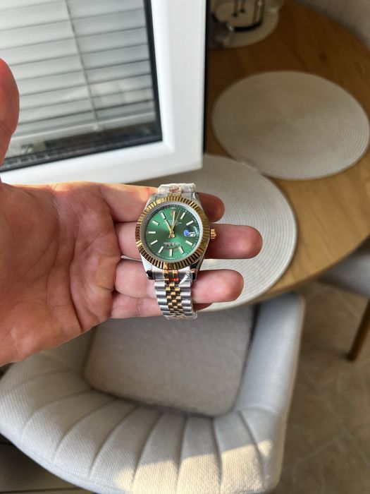 Rolex Datejust Gold And Green Dial 41 mm