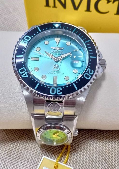 Ceas Invicta Pro Diver Date Automatic Blue Dial -Barbati