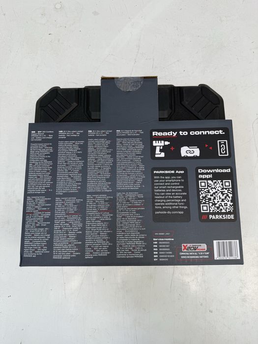Cutie valiza geanta pistol masina insurubat impact 20V Parkside neagra 600 Nm Performance