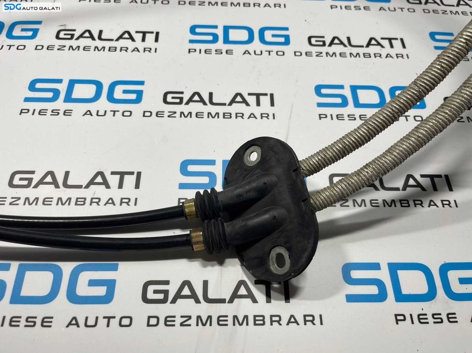 Timonerie Cu Tija Tije Sufa Sufe Cablu Cabluri Maneta Schimbator Cutie Viteze Manuala 5 Trepte Ford Focus 1 1.6 16V 1998 - 2004 Cod XS4R-7K387 [D0066]