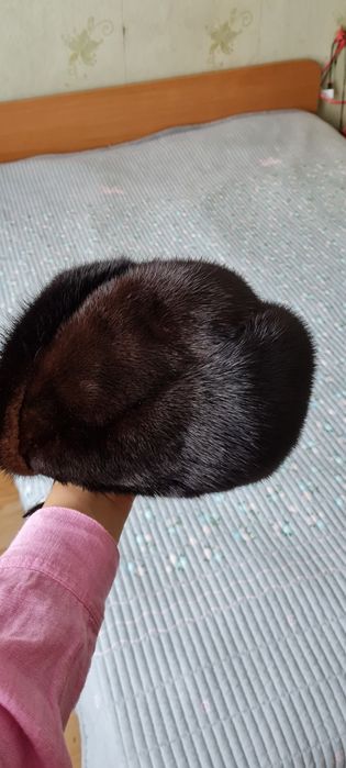 Норковая шапка новая