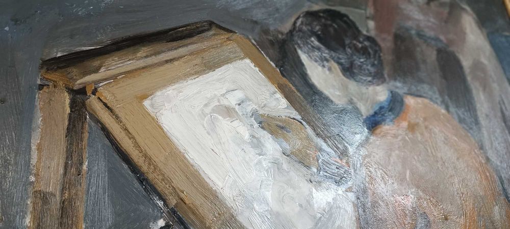 Картина на Светлин Русев, ръчно подписана /голяма