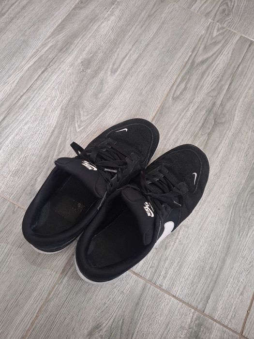 Nike SB FORCE 58 UNISEX - Sneakers low - black/white