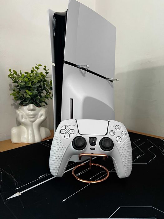 PlayStation 5 SLIM 1TB D Chassis White + Casti Gaming Wireless PlayStation 5 Pulse 3D Black