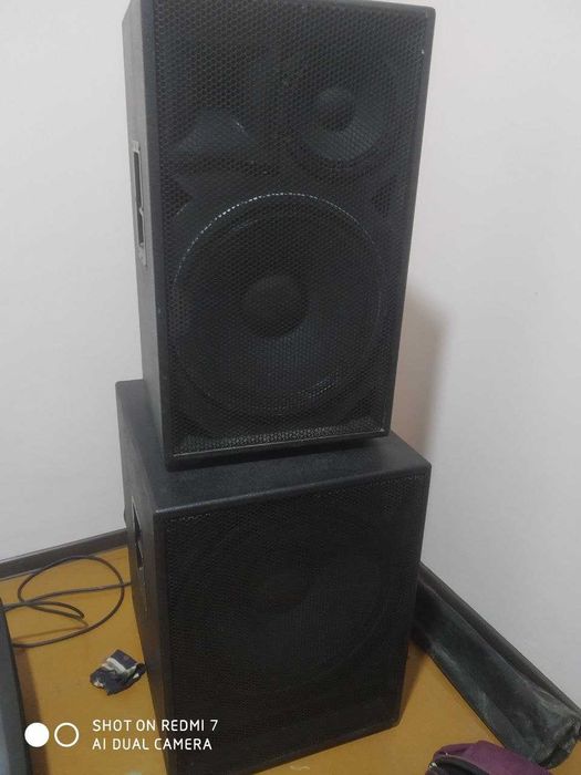 Kalu niz dinacord 600 yamaha 4000 mikrafonlar stoykalar