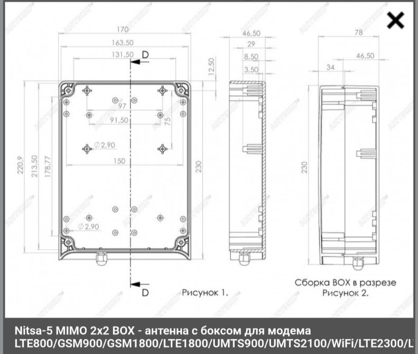 ANTEX .Эффективная NITSA-5 , BOX мгц