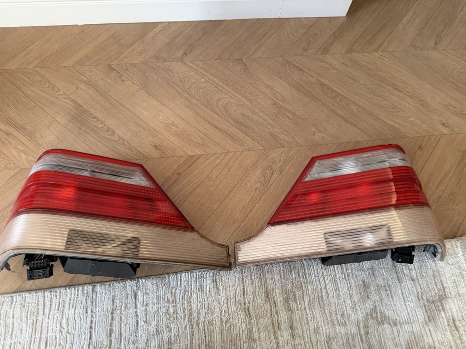 Фонари малинки на w140