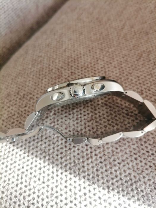 590лв.налена ЦЕНА Victorinox Clasic XLS Alarm Quartz Black Dial Mens