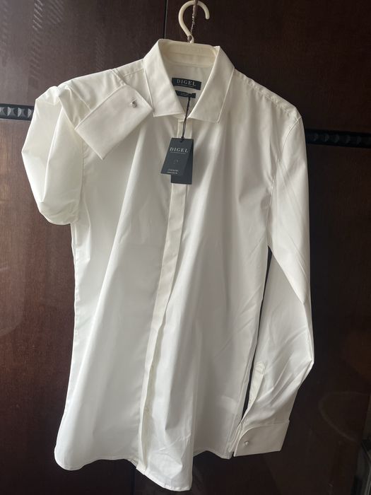 Чисто нова официална мъжка риза DIGEL Ceremony, размер L, Extra Slim Fit