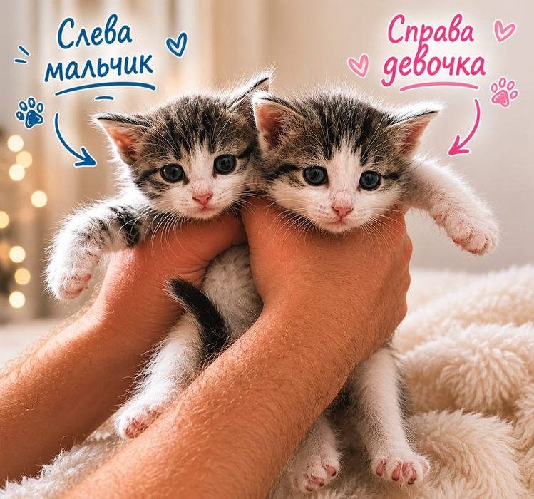 Отдам котят, в хорошие руки