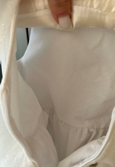 Рокли за мама и бебе, първи рожден ден, официална, бяла, туту рокля